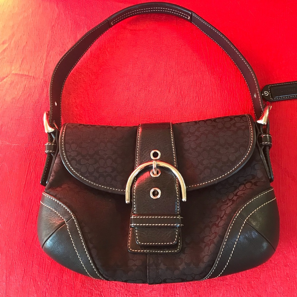 Black Coach Signature Bag